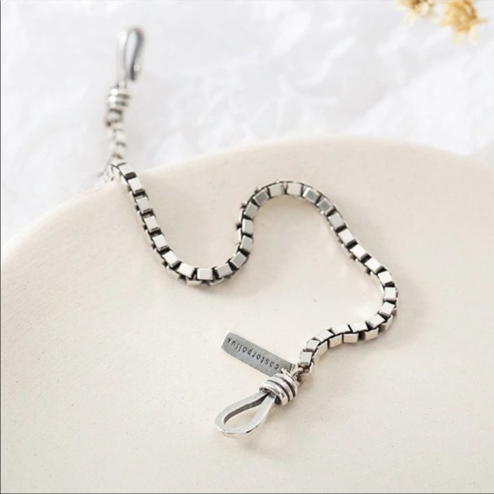 NEW CHAIN 925 STERLING SILVER BRACELET - Picture 4 of 7